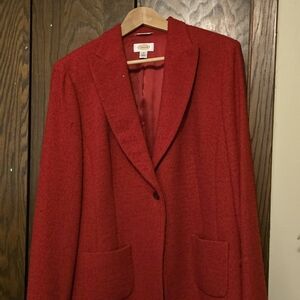 Classic Red Women's Blazer